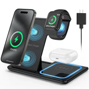 Wireless Charger, 18W Fast Iphone Charging Station for Iphone