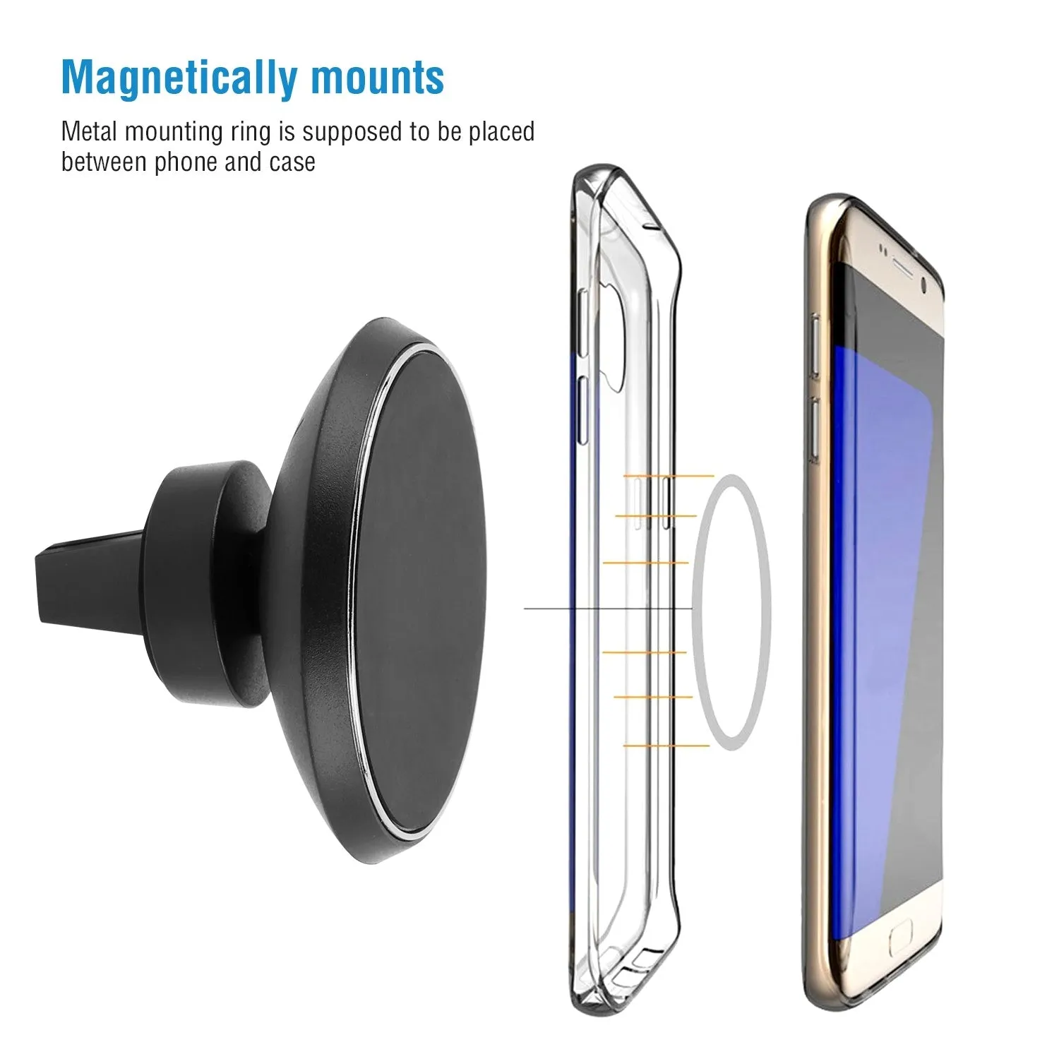 Wireless Magnetic Car Phone Charger 5W Charging Pad