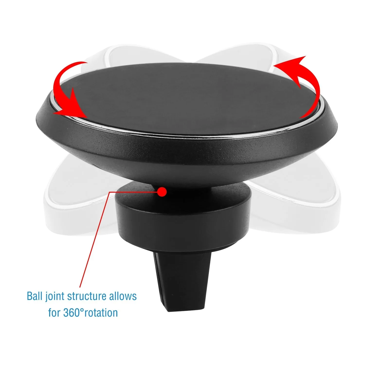 Wireless Magnetic Car Phone Charger 5W Charging Pad