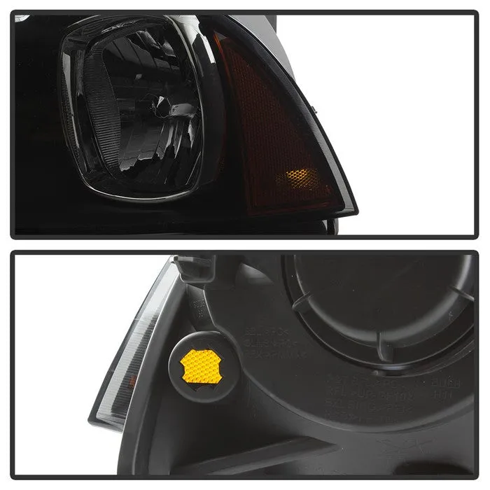 Xtune Headlights Dodge Charger (11-14) [Halogen Only] Black or Black Smoked w/ Amber Turn Signal Light